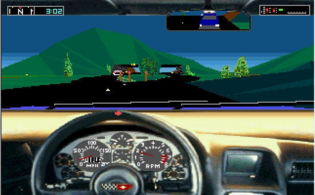 Скриншот из игры Test Drive 3: The Passion