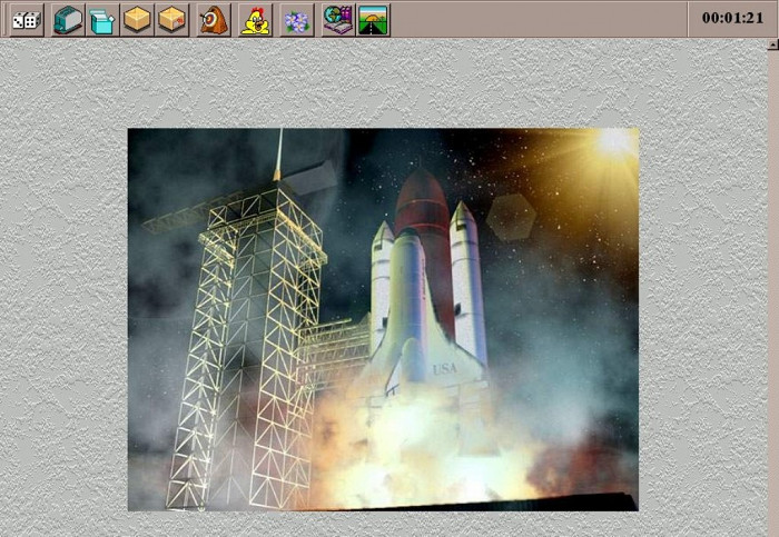Скриншот из игры Tetra Jig-Saw