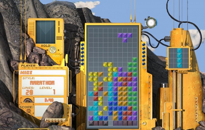 Скриншот из игры Tetris Elements