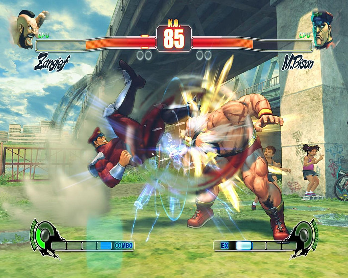 Скриншот из игры Street Fighter 4