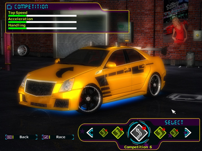 Скриншот из игры Street Racing Stars