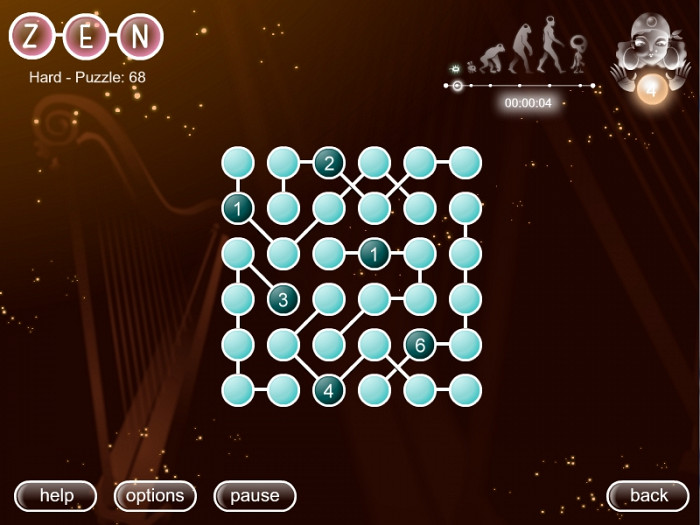 Скриншот из игры Strimko