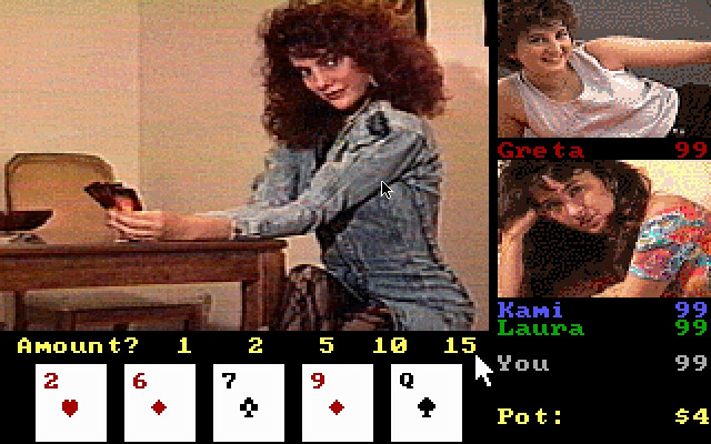 Скриншот из игры Strip Poker 3