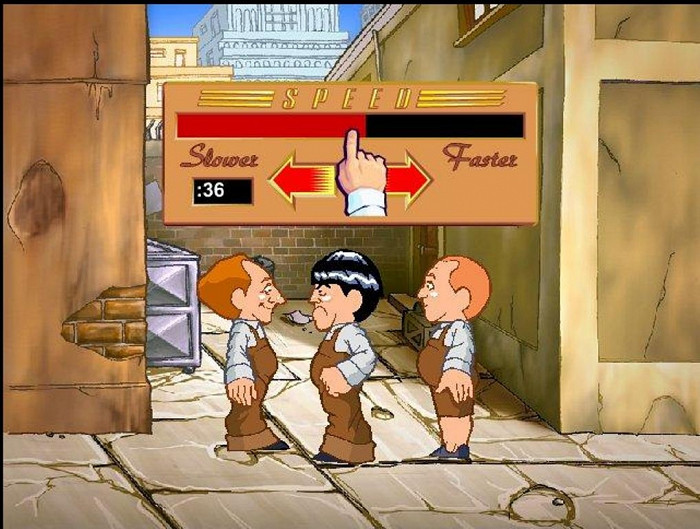 Скриншот из игры Three Stooges Digitally Remastered Collector's Edition, The