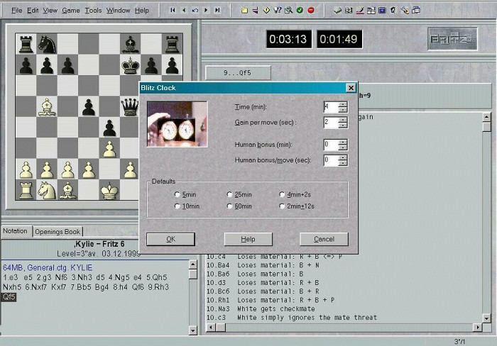 Скриншот из игры Fritz 6