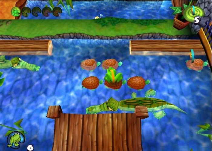 Скриншот из игры Frogger 2: Swampy's Revenge