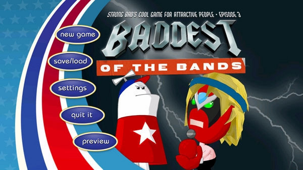 Скриншот из игры Strong Bad's Cool Game for Attractive People: Episode 3 Baddest of the Bands