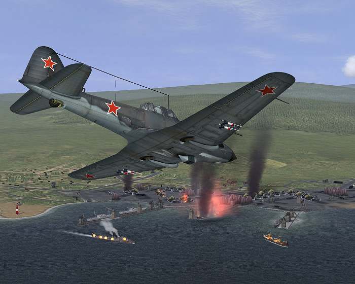 Скриншот из игры Sturmoviks over Manchuria