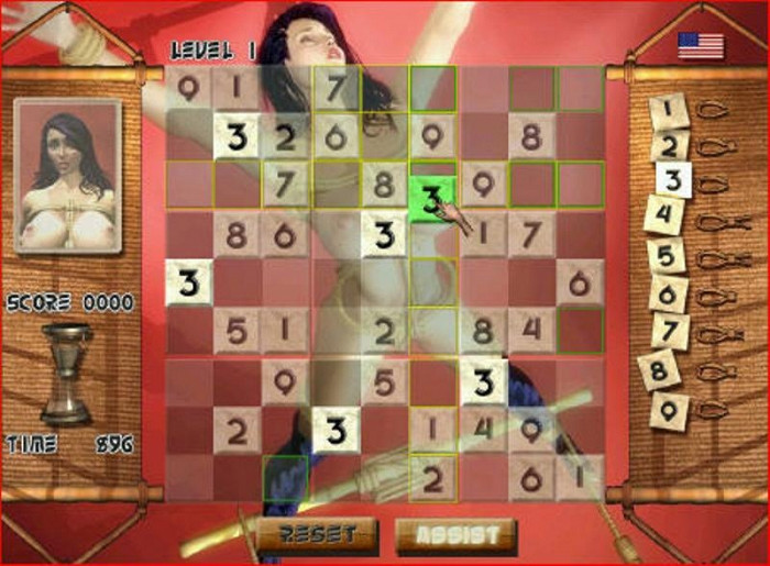 Скриншот из игры Sudoku Bondage: Tied Up and Bound