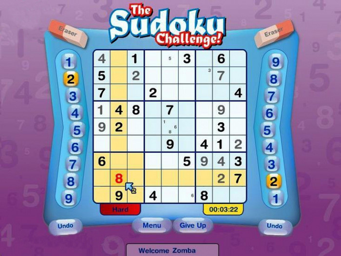 Скриншот из игры Sudoku Challenge!, The