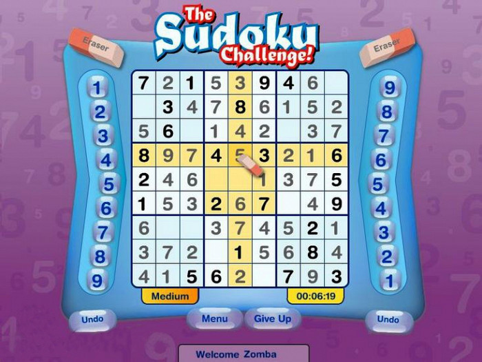 Скриншот из игры Sudoku Challenge!, The