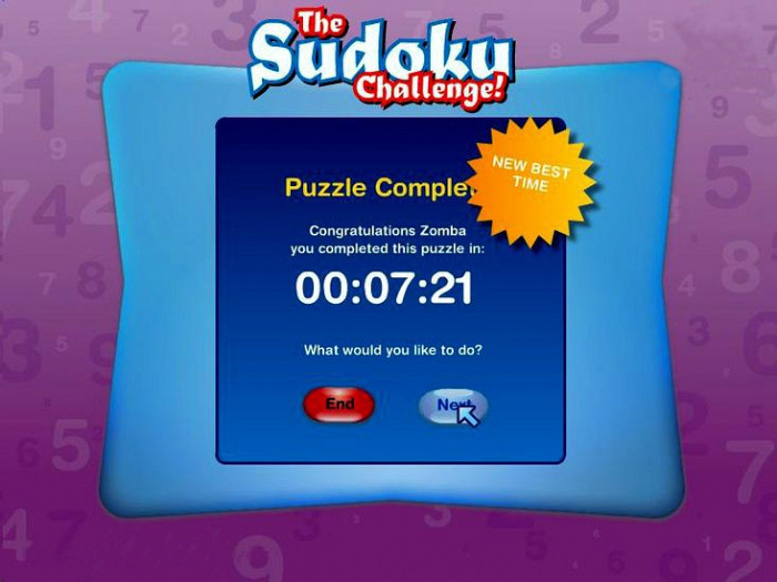 Скриншот из игры Sudoku Challenge!, The