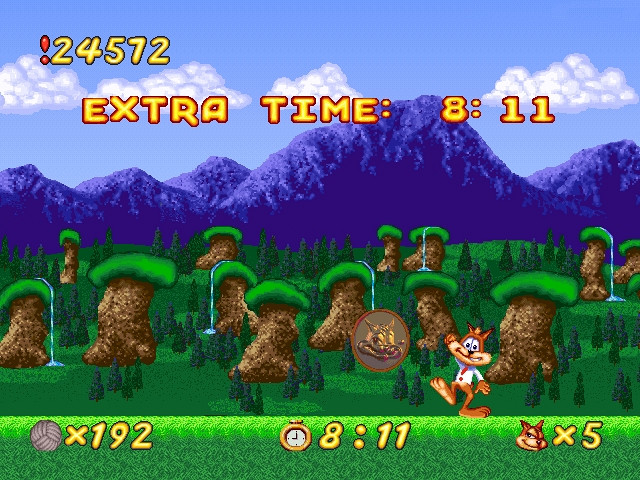 Скриншот из игры Super Bubsy