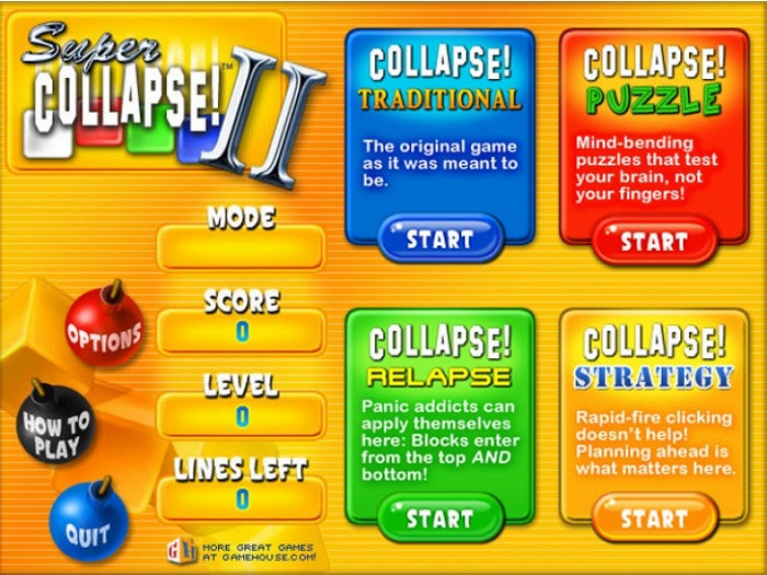 Скриншот из игры Super Collapse II