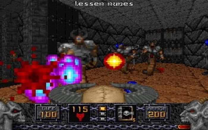 Скриншот из игры Heretic