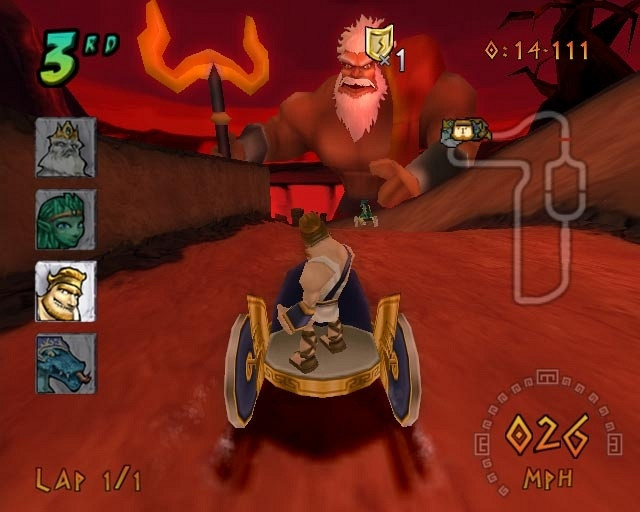 Скриншот из игры Heracles: Chariot Racing