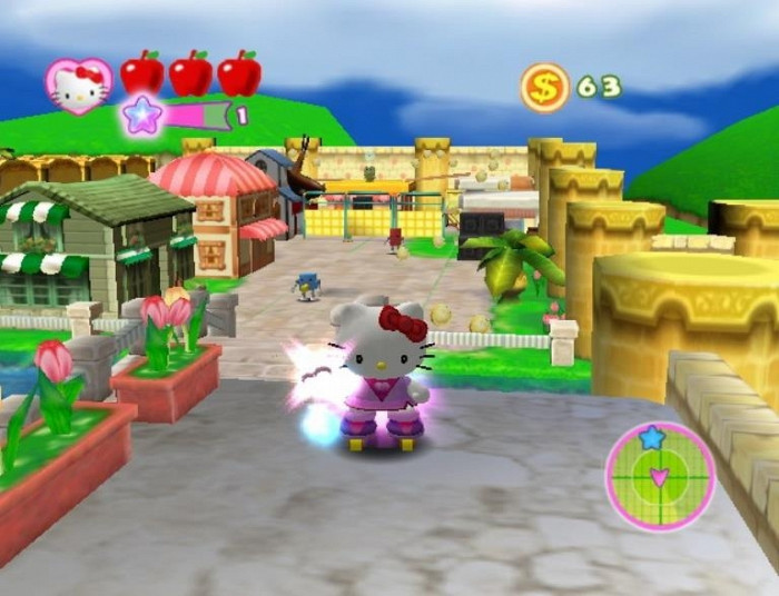 Скриншот из игры Hello Kitty: Roller Rescue