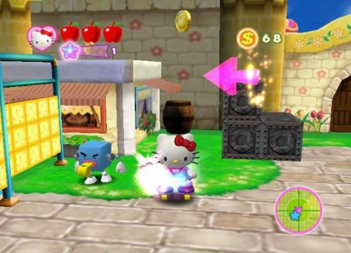 Скриншот из игры Hello Kitty: Roller Rescue