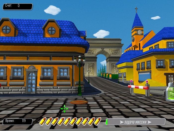 Скриншот из игры Funky Alien Invaders