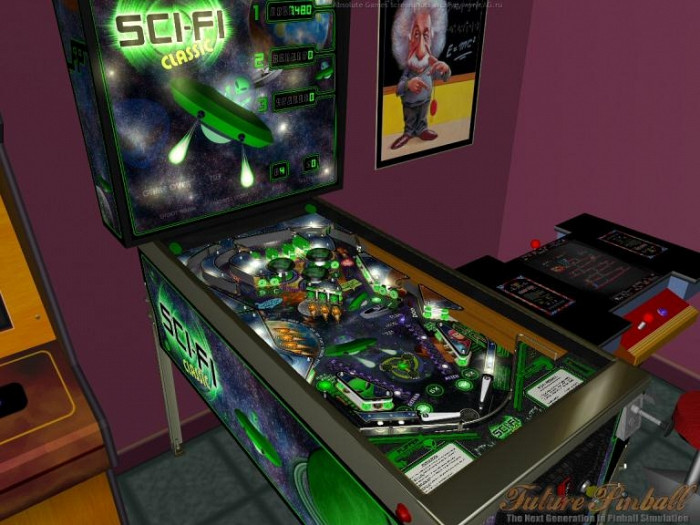 Скриншот из игры Future Pinball