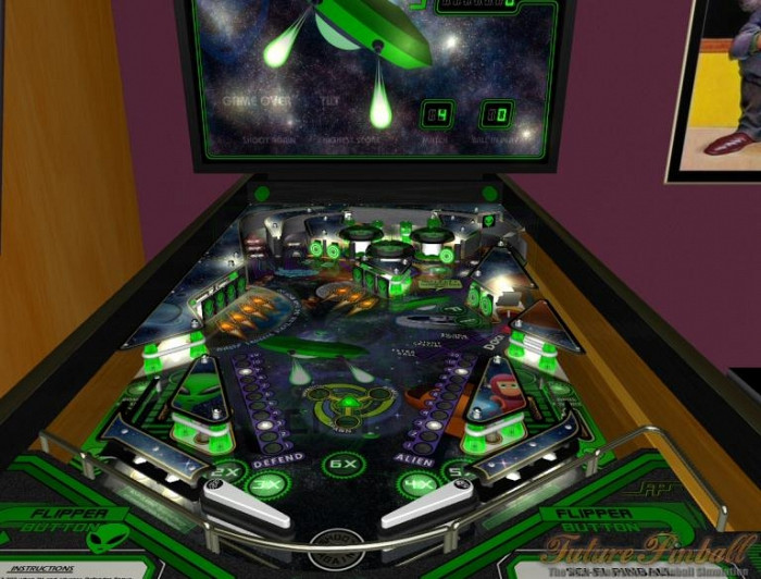Скриншот из игры Future Pinball