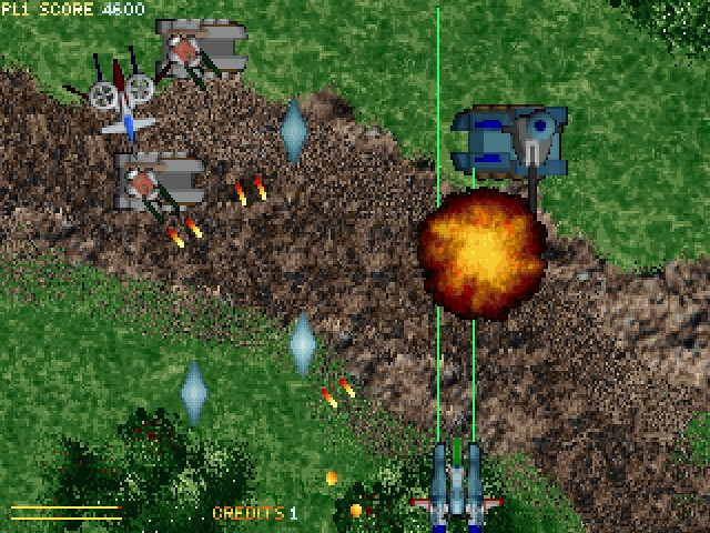 Скриншот из игры Vanguard Ace: Vertical Madness