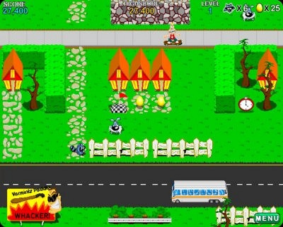 Скриншот из игры Varmintz Deluxe