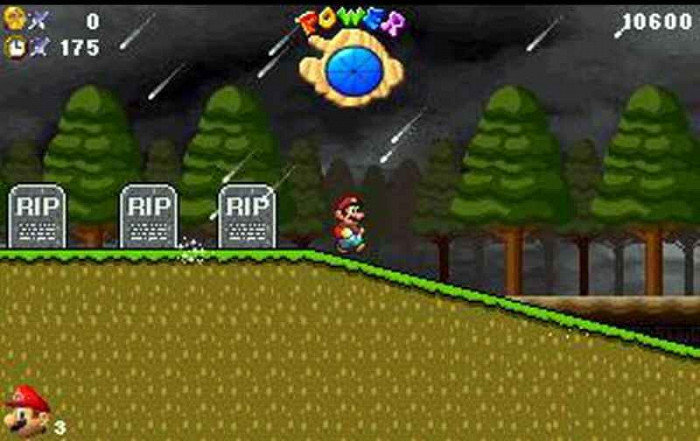 Скриншот из игры Super Mario: Blue Twilight DX