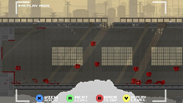 Скриншот из игры Super Meat Boy