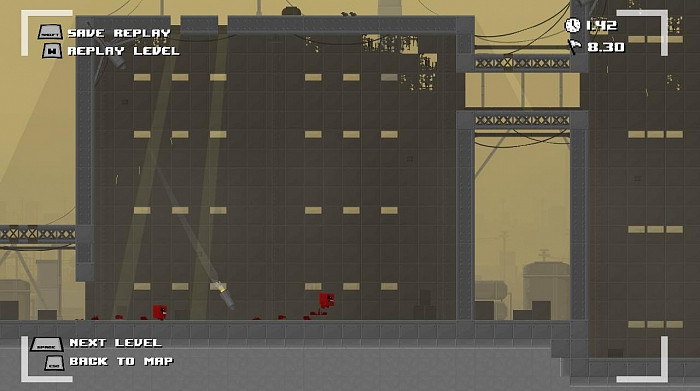 Скриншот из игры Super Meat Boy