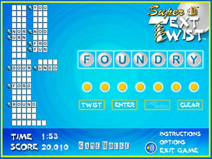 Скриншот из игры Super Text Twist