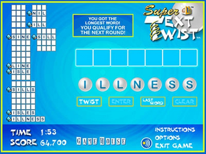 Скриншот из игры Super Text Twist