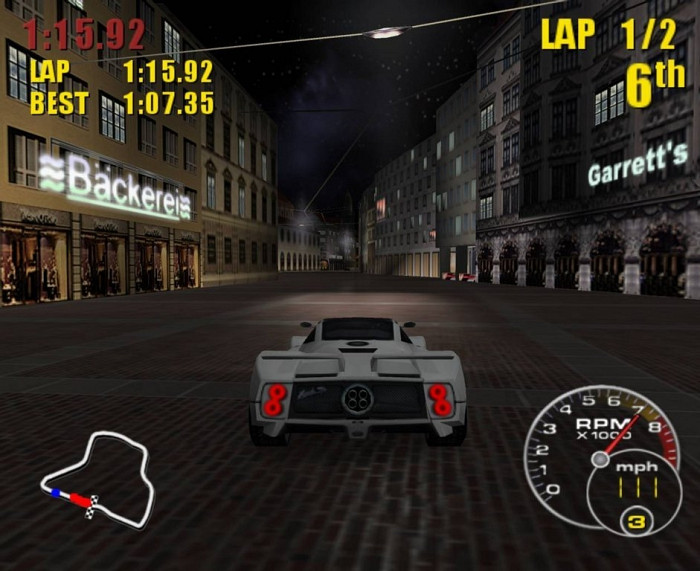 Скриншот из игры Supercar Street Challenge