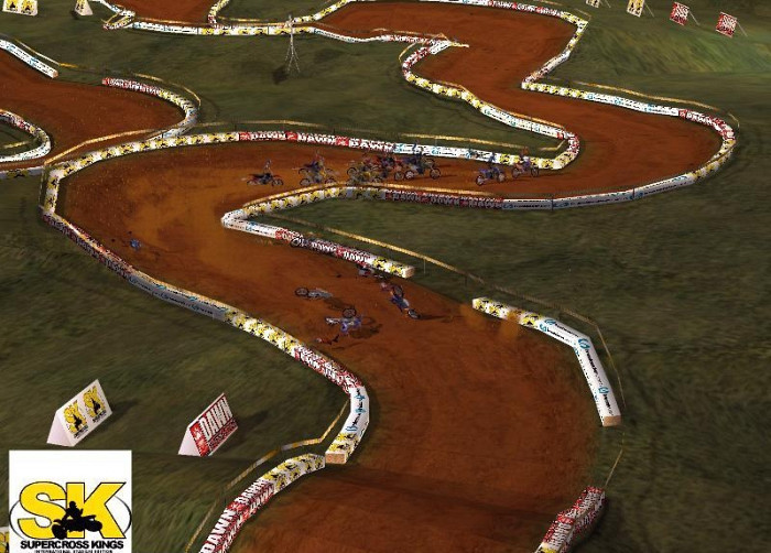 Скриншот из игры SuperCross Kings: International Stadium Edition
