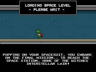 Скриншот из игры Superfrog