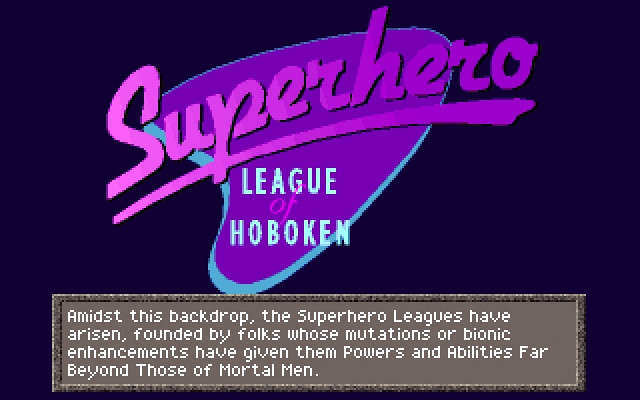 Скриншот из игры Superhero League of Hoboken