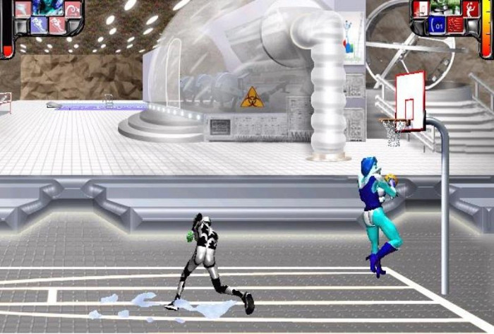 Скриншот из игры Superhero Sports Basketball