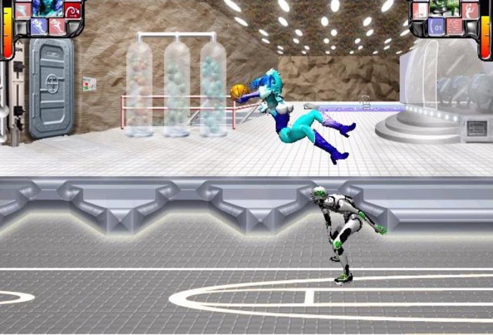 Скриншот из игры Superhero Sports Basketball