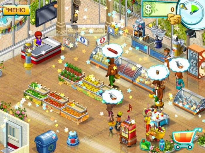 Скриншот из игры Supermarket Management