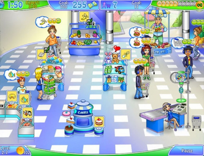 Скриншот из игры Supermarket Management