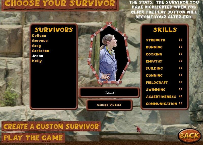 Скриншот из игры Survivor: The Interactive Game - The Australian Outback Edition