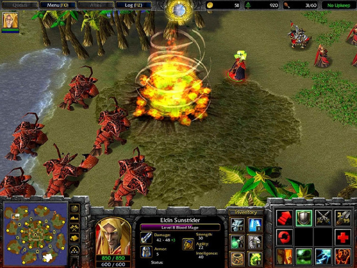 Скриншот из игры Warcraft 3: The Frozen Throne