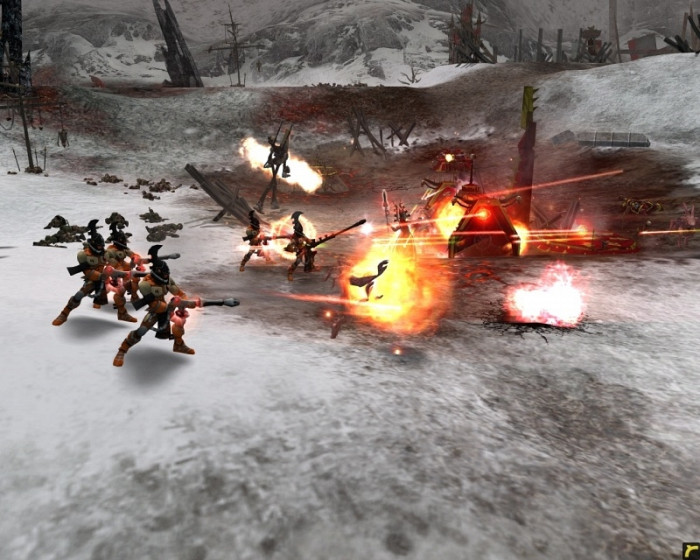Скриншот из игры Warhammer 40.000: Dawn of War - Winter Assault