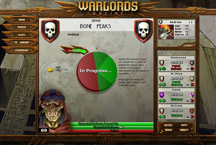 Скриншот из игры Warlords 5