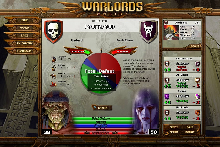 Скриншот из игры Warlords 5