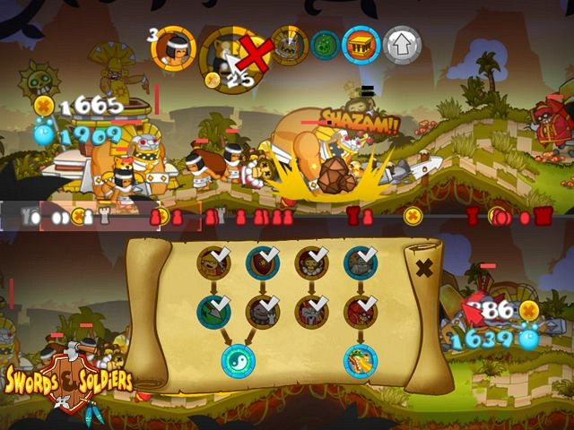 Скриншот из игры Swords & Soldiers