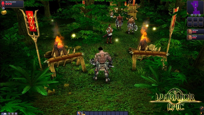 Скриншот из игры Warrior Epic