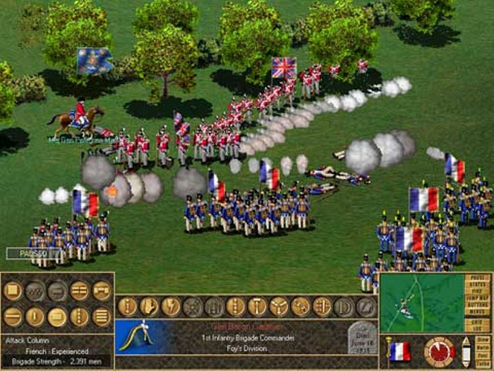 Скриншот из игры Waterloo: Napoleon's Last Battle