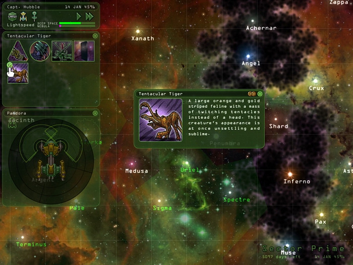 Скриншот из игры Weird Worlds: Return to Infinite Space