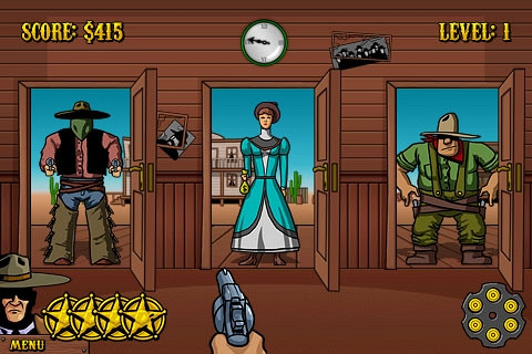 Скриншот из игры Westbang